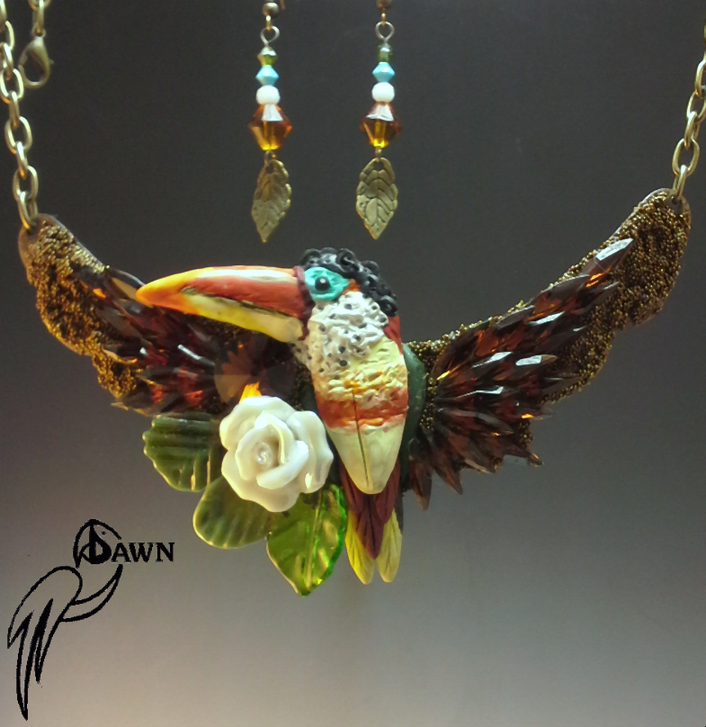 Curl Crested Aracari Special Necklace