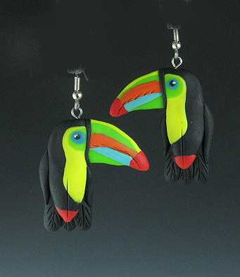 Keel Bill Toucan Earrings