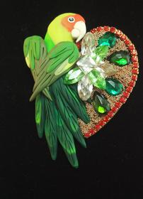 Caolina Parakeet Pin