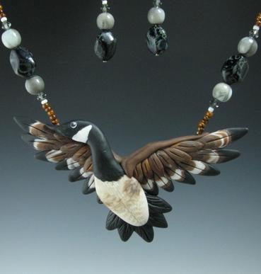 Canadian Goose Necklace