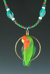 Peachface Lovebird jewelry