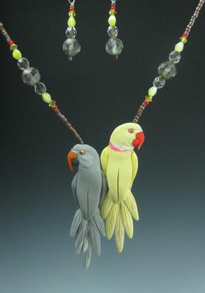 open Indian wing bird beads fetish